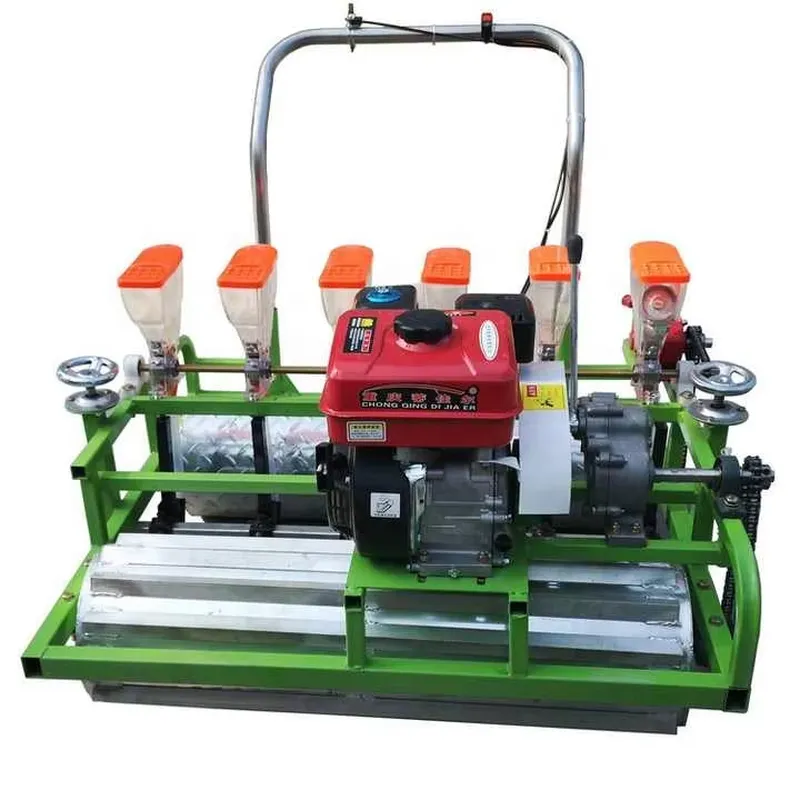 Agriculture Onion Farming - 農業用農場向け4～8条野菜播種機、新品、手押し式玉ねぎ播種機（モーター式播種機付き）
