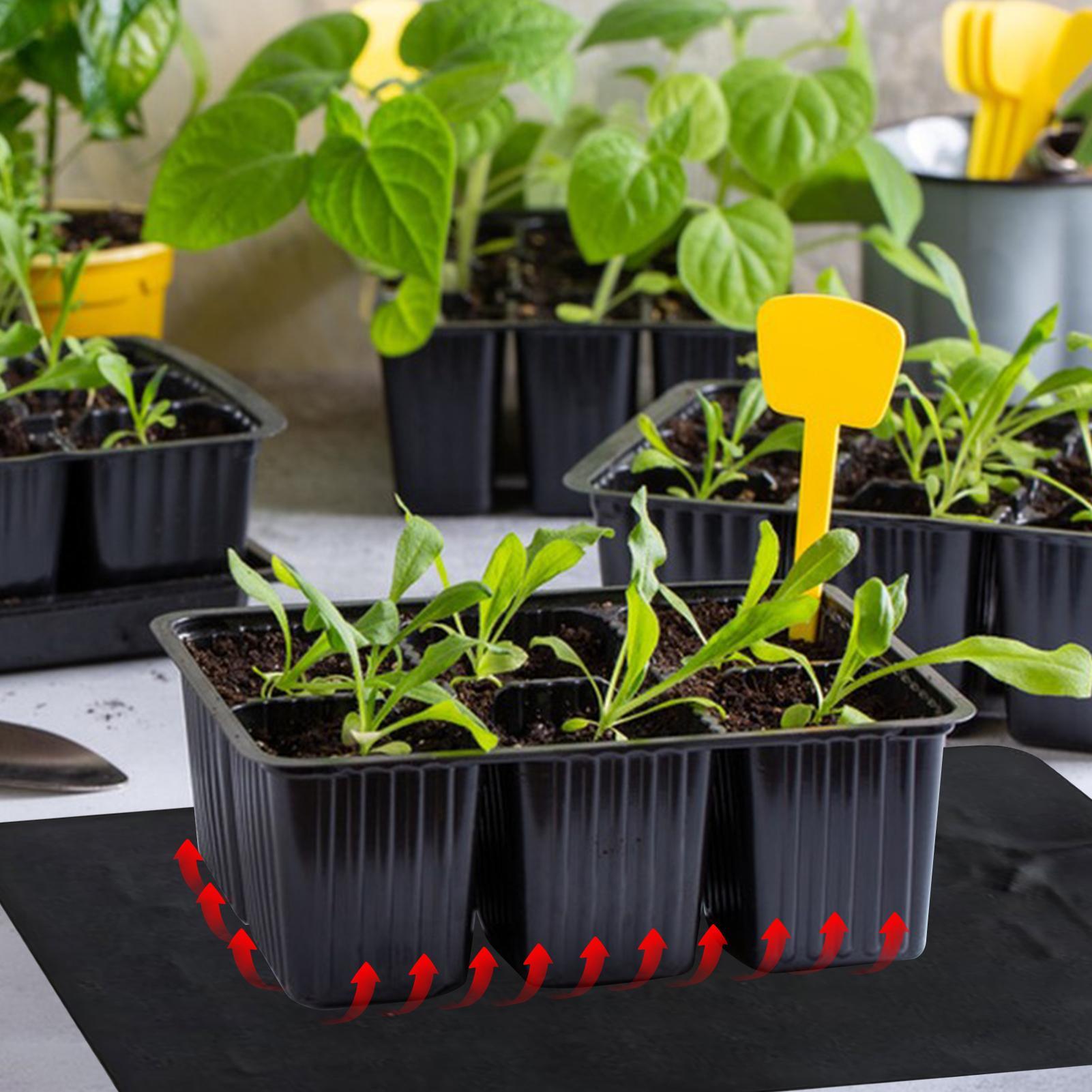 Seedling Heat Mat - 8.5W苗用ヒートマット 5V 2A 植物種子発芽促進保温パッド 植物花野菜冬用防寒ヒートマット