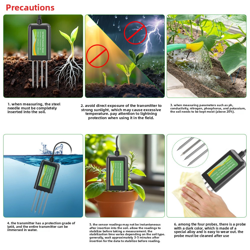 精密農業スマートソイルメーター 8 in 1 センサー 農業 - Precision Farming Smart Agriculture のレビューと価格
