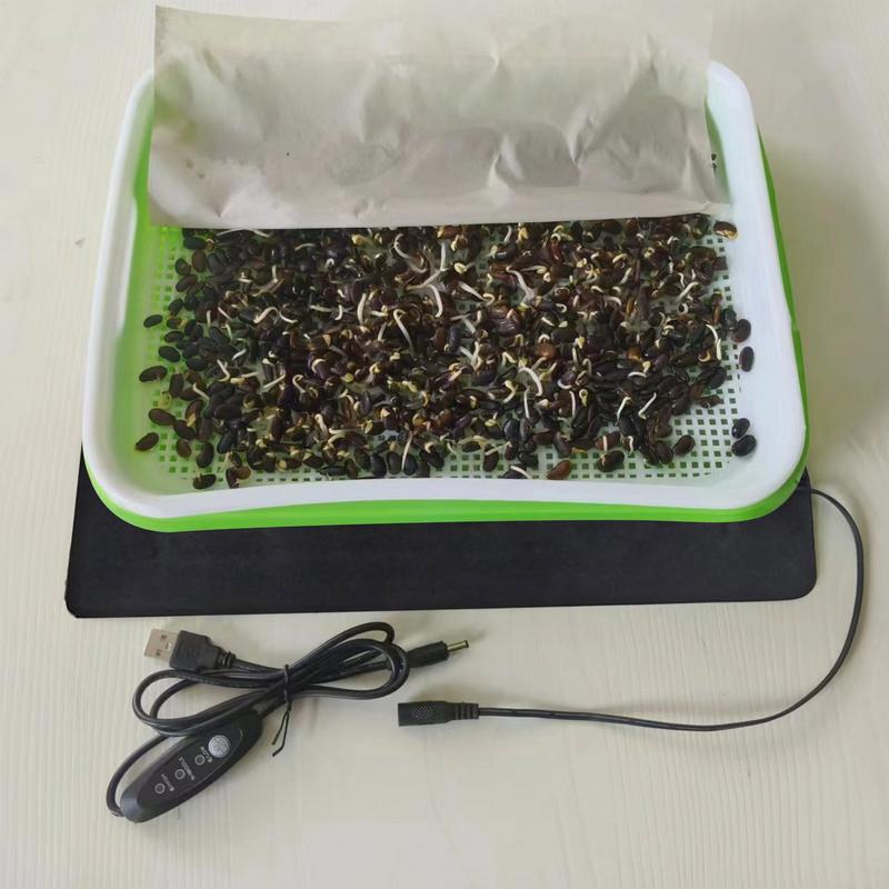 植物保温マット PVCレザー製 室内用USB給電式 水耕栽培 - Seedling Heat Mat のレビューと価格