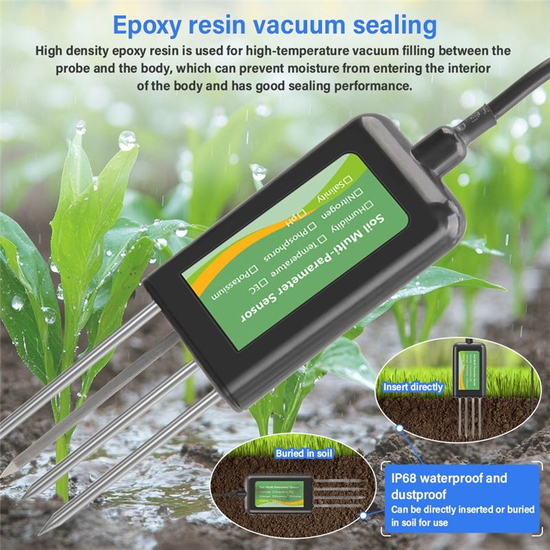 AEE6-8In1 土壌センサー 農業用 PH EC 水分  - Precision Farming Smart Agriculture のレビューと価格