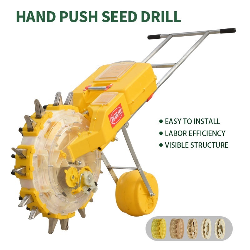 手動式ローラーシーダー 2列精密播種機 トウモロコシ、大豆、 - Agriculture Onion Farming のレビューと価格
