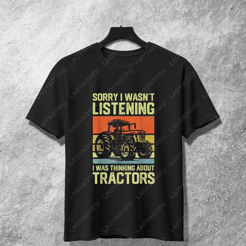 面白いファームトラクターハートビートグラフィックTシャツ半袖 - Agriculture Farming Cartoon のレビューと価格