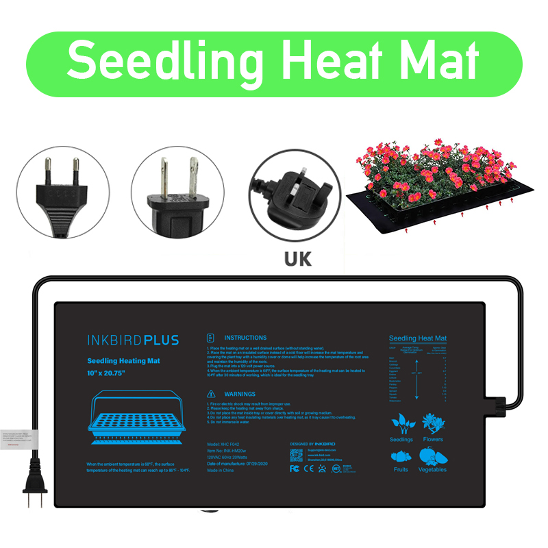 苗用防水種子マット,20.75x10cm,EU/us/uk/ - Seedling Heat Mat のレビューと価格