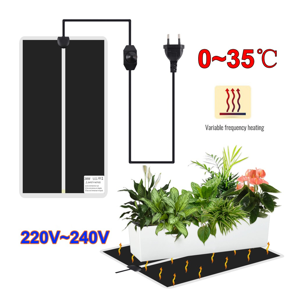 5～28W苗床ヒートマット、防寒、220V～240V、発芽促 - Seedling Heat Mat のレビューと価格